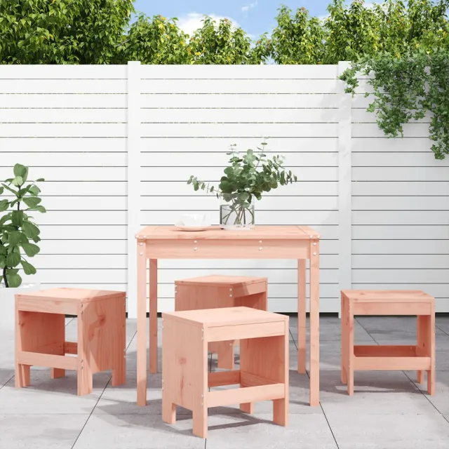 vidaXL 5-delige Tuinset massief douglashout bruin, foto 2