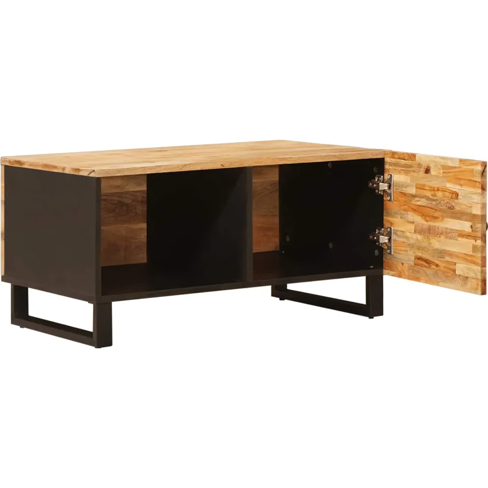 vidaXL Salontafel Bruin 80 x 50 x 40 cm Massief Mango Hout, foto 2