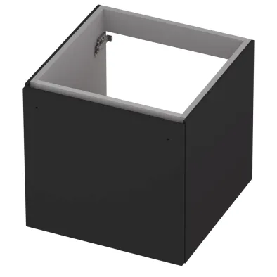 Ink onderkast 1 lade softclose met greep gelakt mat zwart
