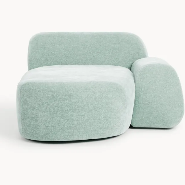 Westwing Collection Hoekmodule Wolke Lichtgroen