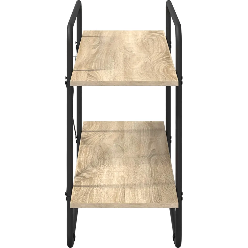 vidaXL Boekenrek 2-laags 100 x 35 x 70 cm PB Sonoma Eiken, foto 4