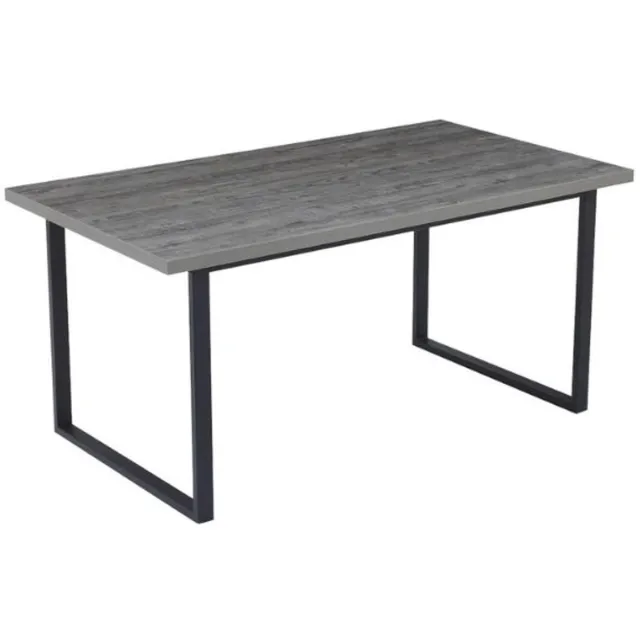 poldimar Eettafel Harold | 90 x 160 x 75 cm | Donkergrijs