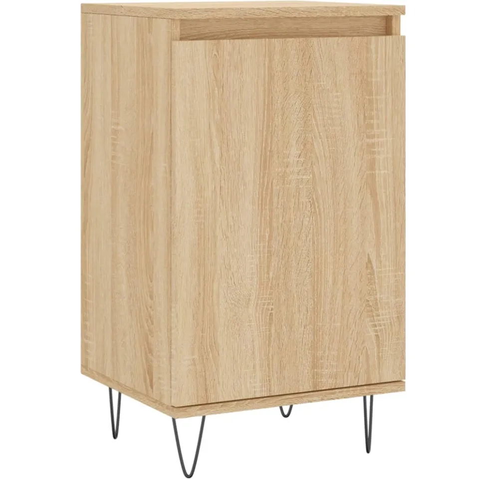 vidaXL Dressoir 40x35x70 cm bewerkt hout sonoma eikenkleurig, foto 3