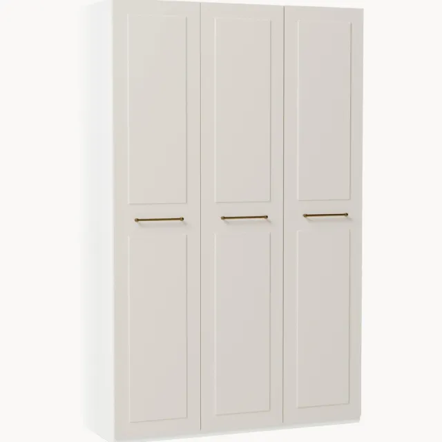 Westwing Collection Modulaire draaideurkast Charlotte, 150 cm breed, in verschillende formaten Beige