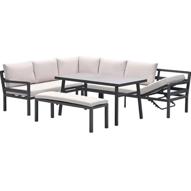 Garden Impressions Corsica diningset antraciet