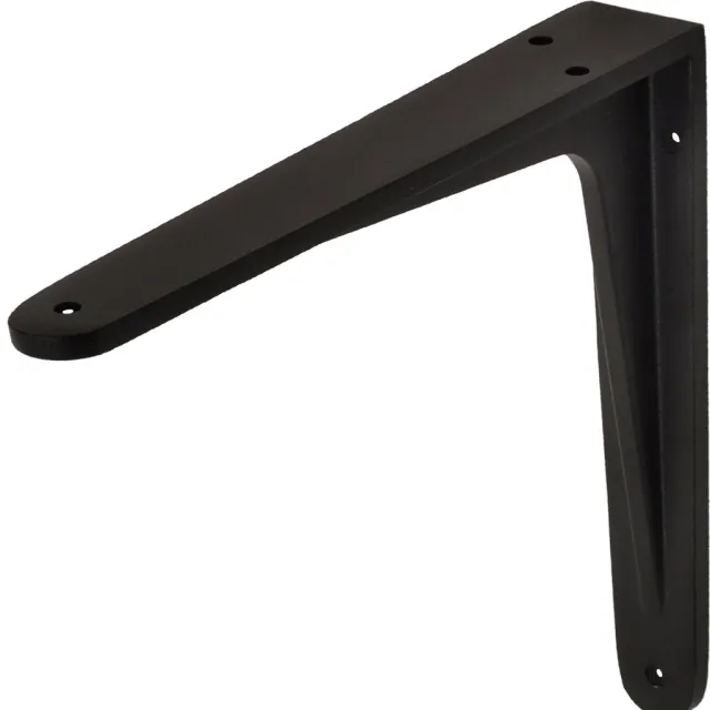 Wovar Plankdrager Zwart Aluminium 19 x 16,5 cm | Per Stuk