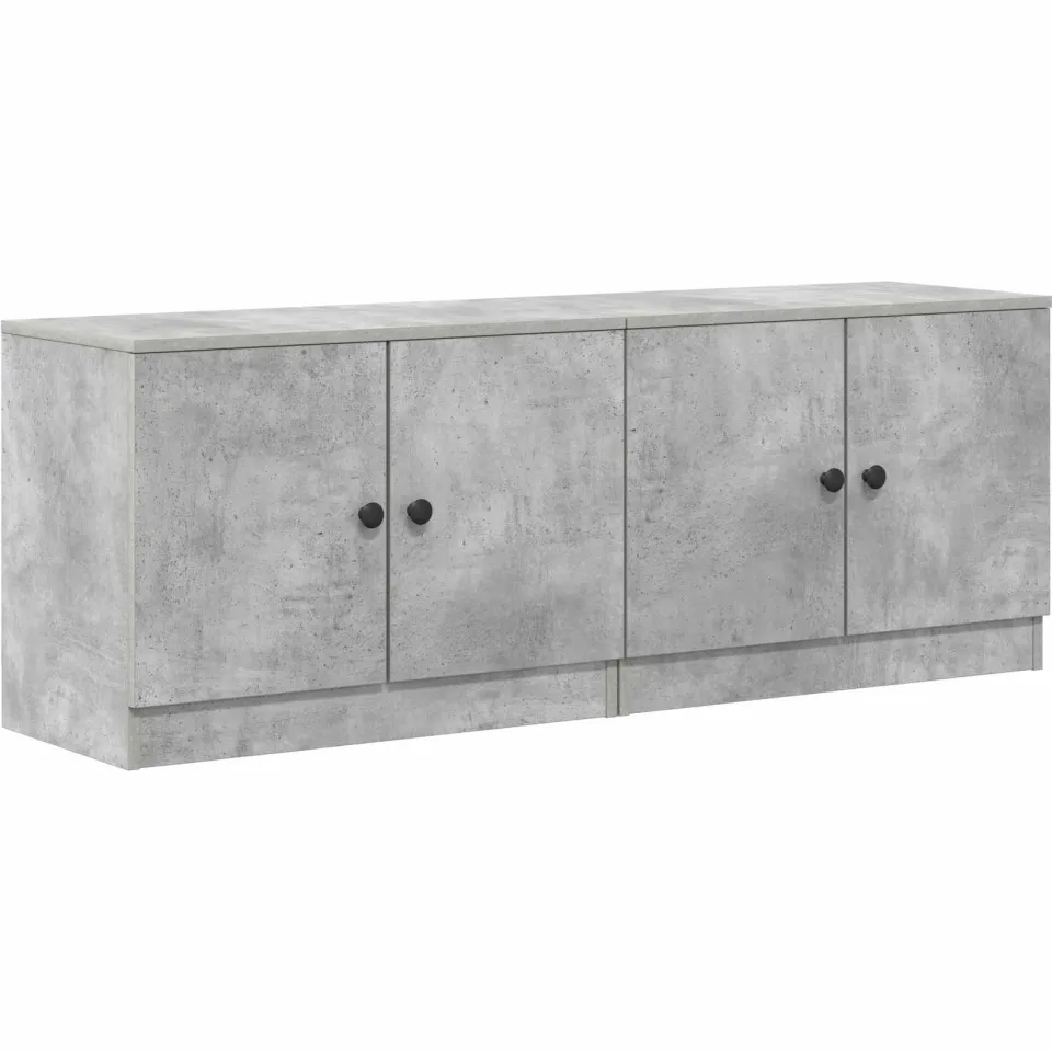 vidaXL Opbergkast voor Loftbed 2 st Betongrijs 66 x 35 x 48 cm