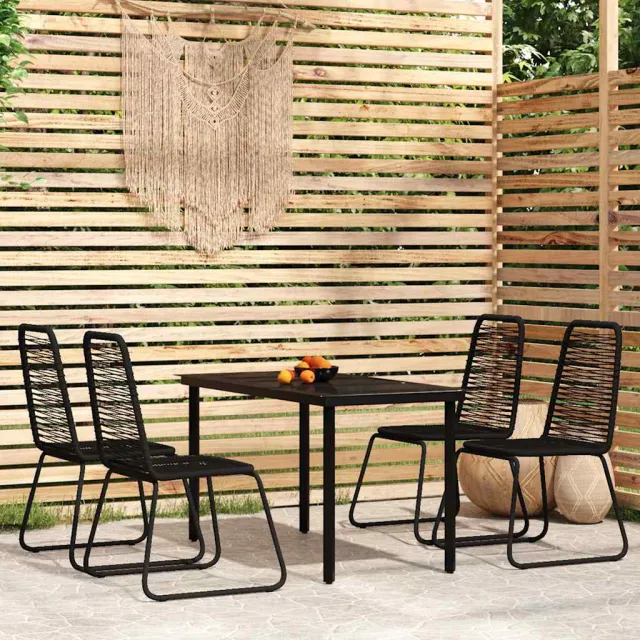 vidaXL 5-delige Tuinset zwart, foto 2