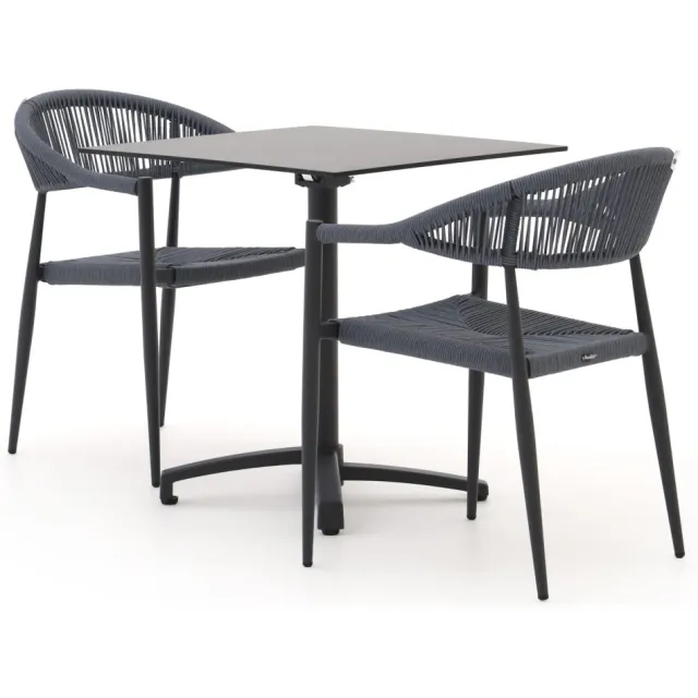 Manifesto Furniture Manifesto Belpasso/Canzo 70cm dining tuinset 3-delig inklapbaar stapelbaar, foto 2
