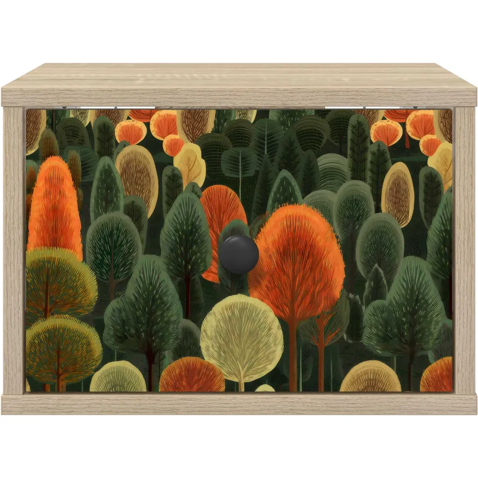 vidaXL Wandkastje ZAANDAM Sonoma Eiken 36 x 33 x 25 cm Bewerkt hout, foto 4