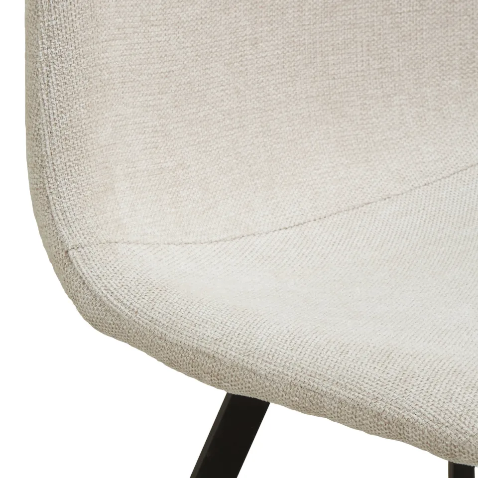 NOUS Living eetkamerstoel Evan beige, foto 6