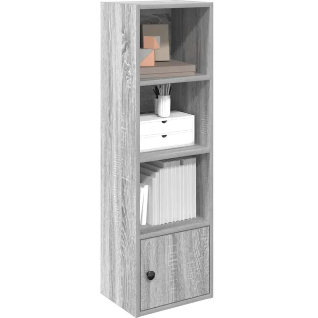 vidaXL Boekenkast 31x24x102 cm bewerkt hout grijs sonoma eikenkleurig