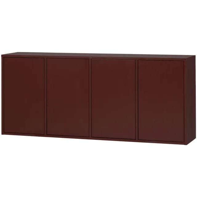 WOOOD Merel dressoir bordeaux burgundy red