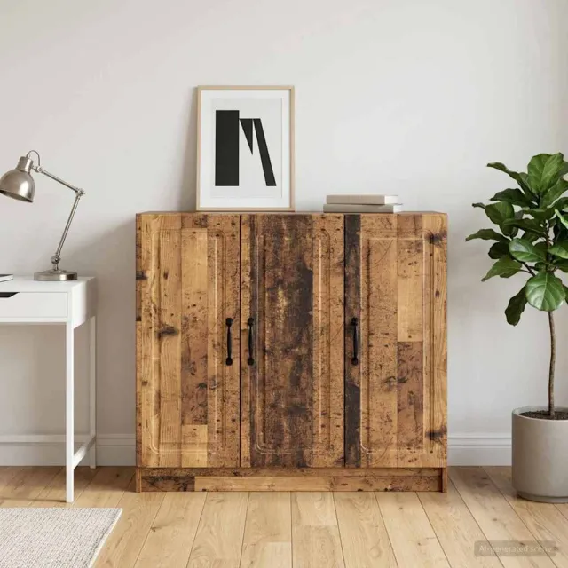 vidaXL Dressoir Oud hout 89 x 34,5 x 77 cm Bewerkt hout bruin, foto 2