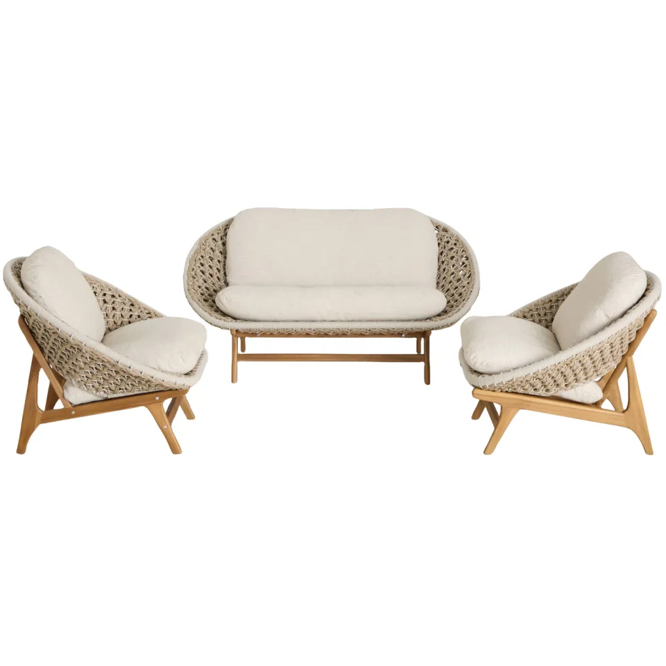 Studio LIVIT loungeset Malang teak beige, foto 3
