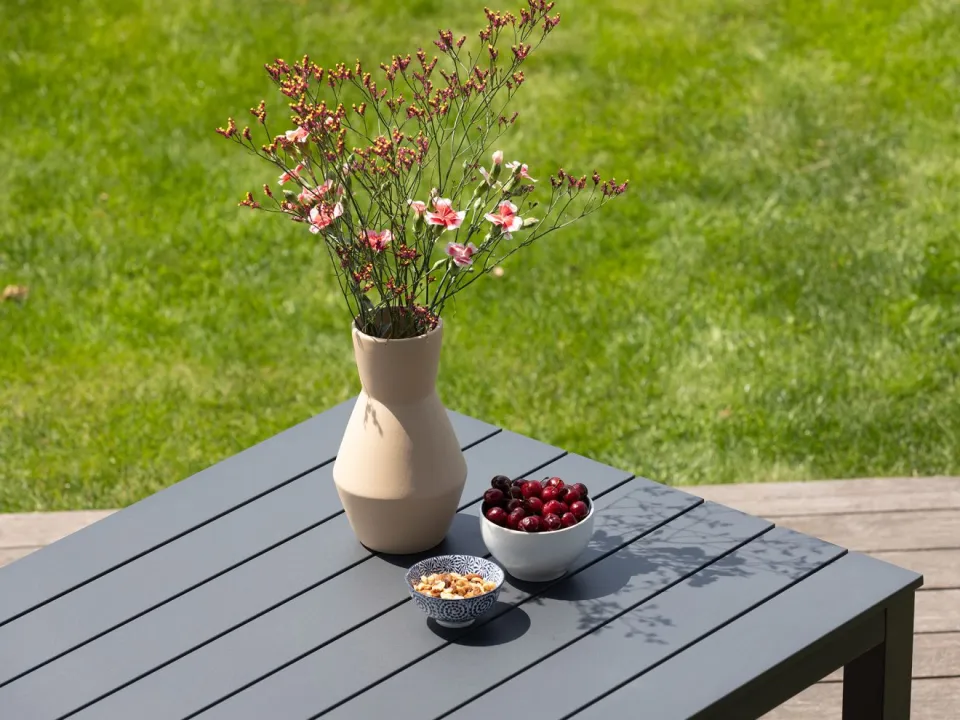 Manifesto Furniture Manifesto Menzano dining tuintafel 160x90x75cm grijs, foto 4