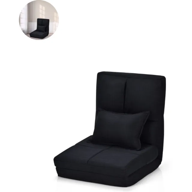 GranMaison Fauteuil - Relaxzetel - Relaxstoel - Relaxfauteuil - Stoel - Voor één Persoon - Zwart