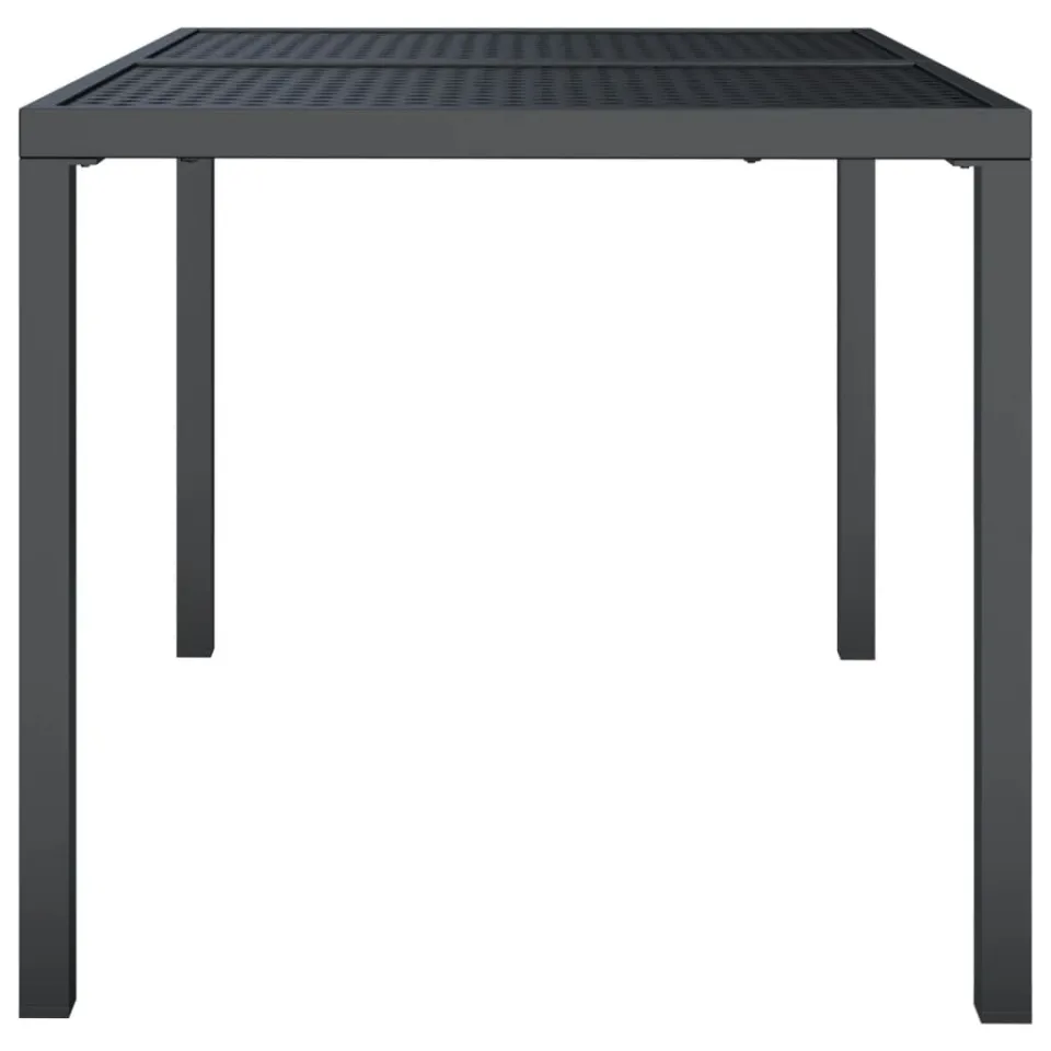 vidaXL Tuintafel 110x80x72 cm staal antracietkleurig, foto 4