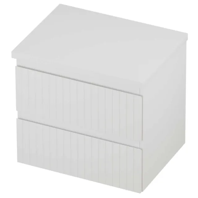 Proline Deck Badmeubelset Symmetrisch Gefreesd 60x46x55 cm Mat Wit