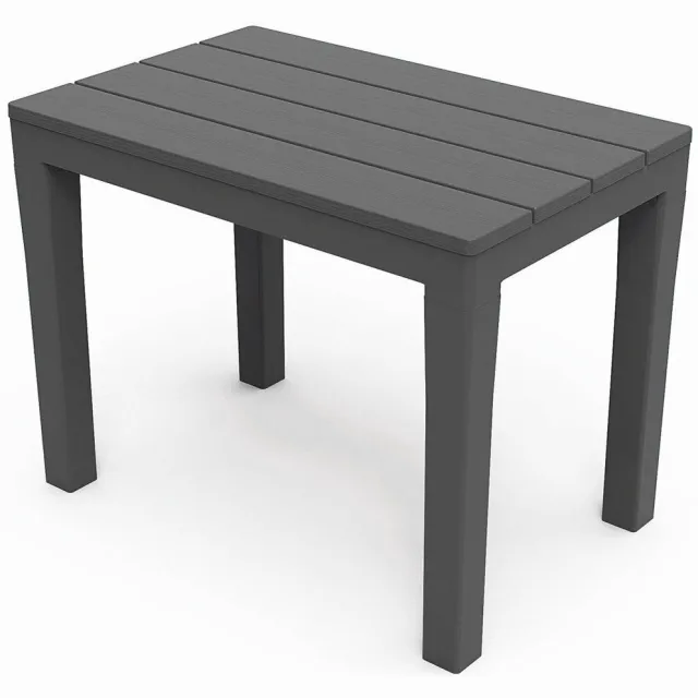 Pro Garden Bijzettafel Timor antraciet - 38,5 x 60 x 45 cm