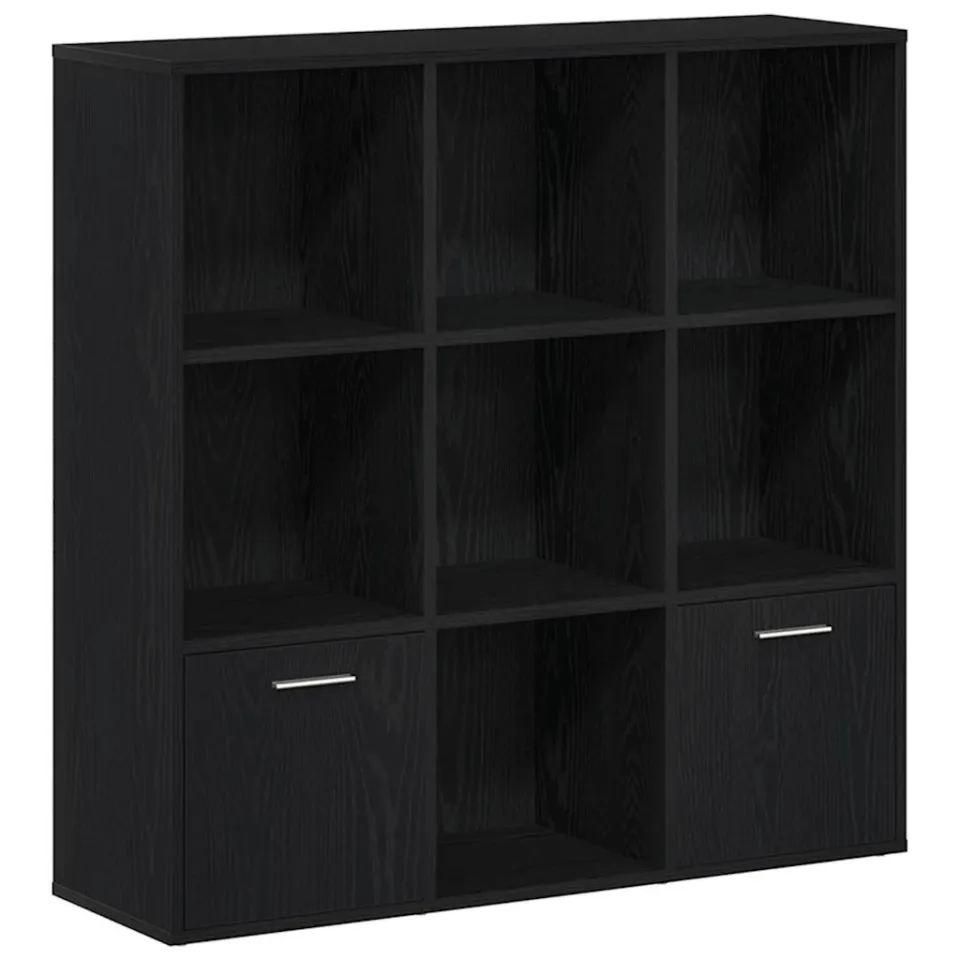vidaXL Boekenkast 98x29x97,5 cm bewerkt hout zwart eikenkleur