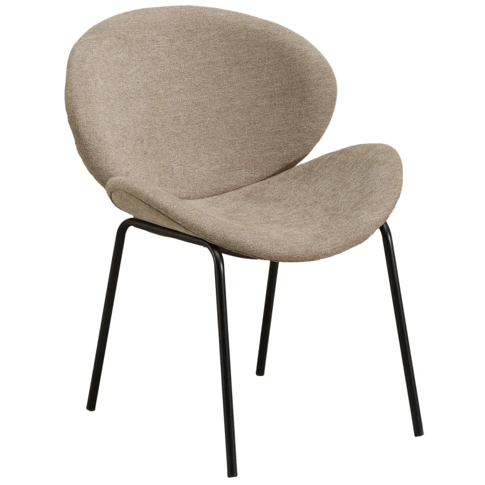 NOUS Living eetkamerstoel Noa taupe, foto 6
