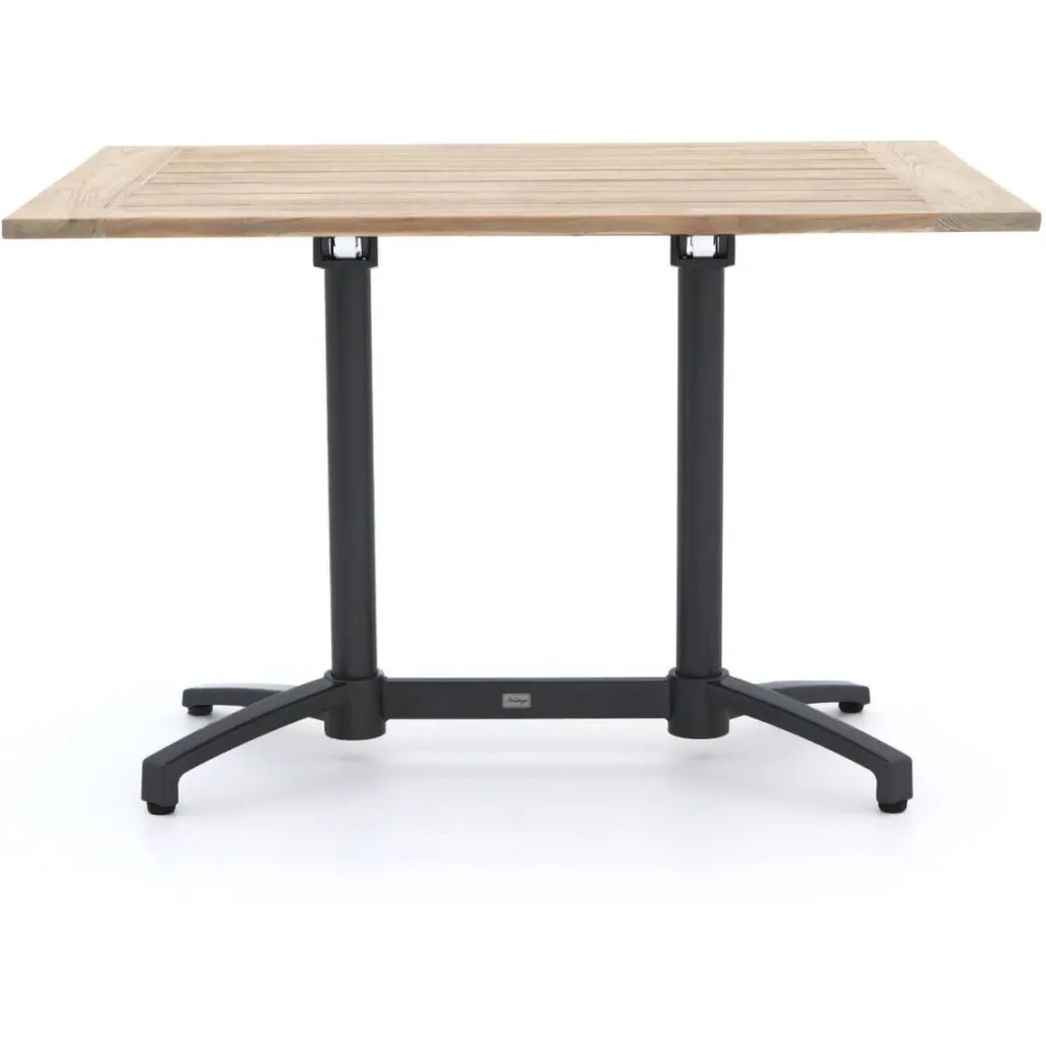 Bellagio tuinmeubelen Bellagio Canzo klaptafel 140x80x75cm grijs, foto 4