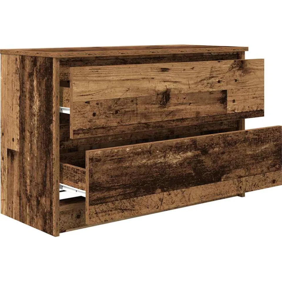 vidaXL Tv-meubel 80x35x54 cm spaanplaat oud hout bruin, foto 4