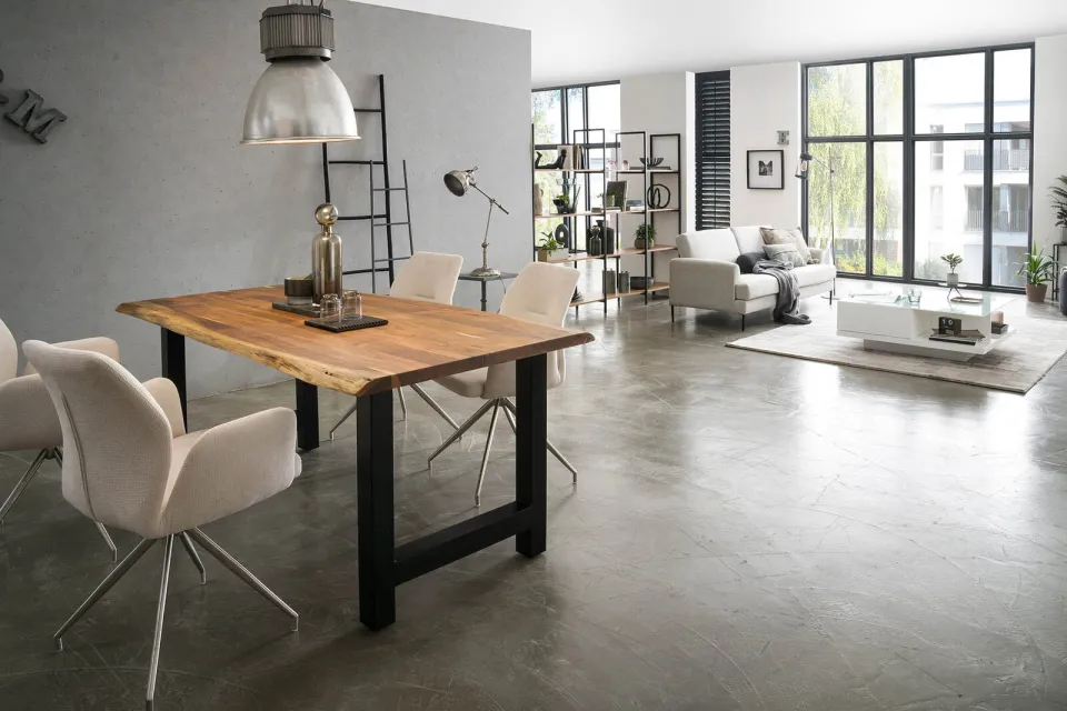 Eetkamertafel Diego Acacia bruin, foto 5