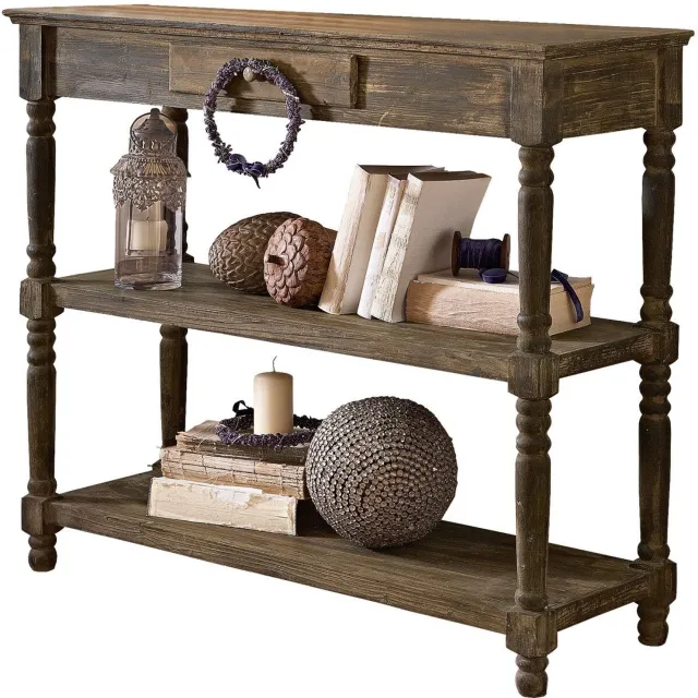 Loberon Sidetable Roubaix bruin