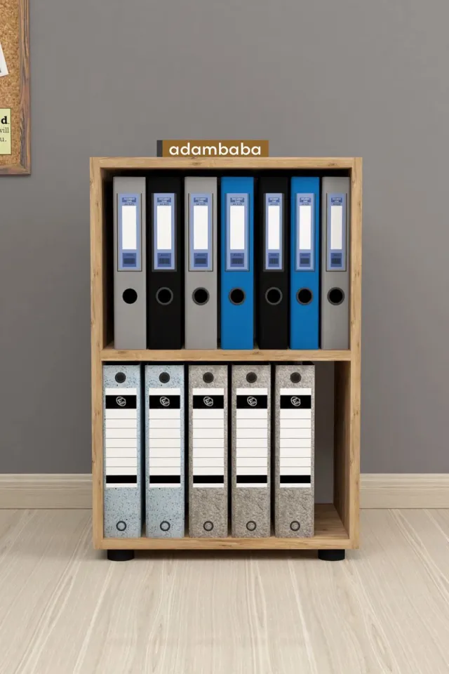 adambaba Boekenkast - Multifunctionele Kast - Pijnboom - 74x49x32 cm