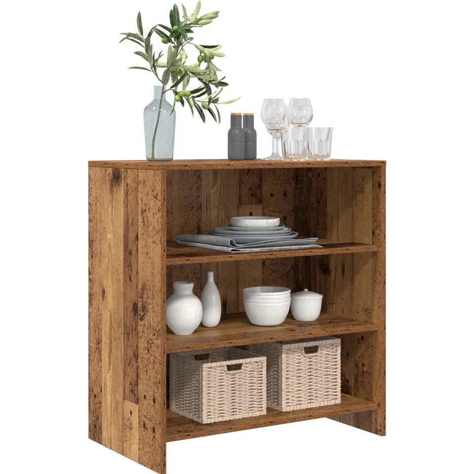 vidaXL Dressoir Bruin 70 x 41 x 75 cm Bewerkt hout, foto 3
