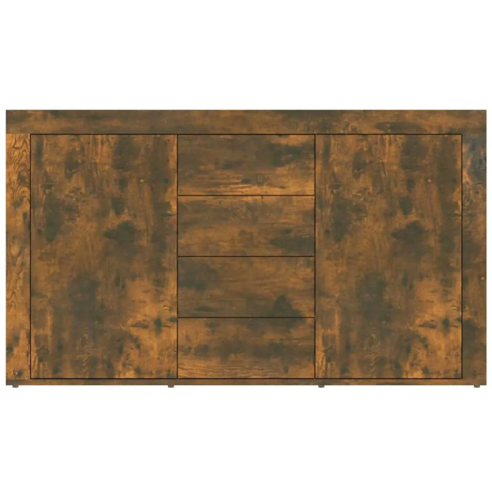 vidaXL Dressoir 120x36x69 cm bewerkt hout gerookt eikenkleurig, foto 4