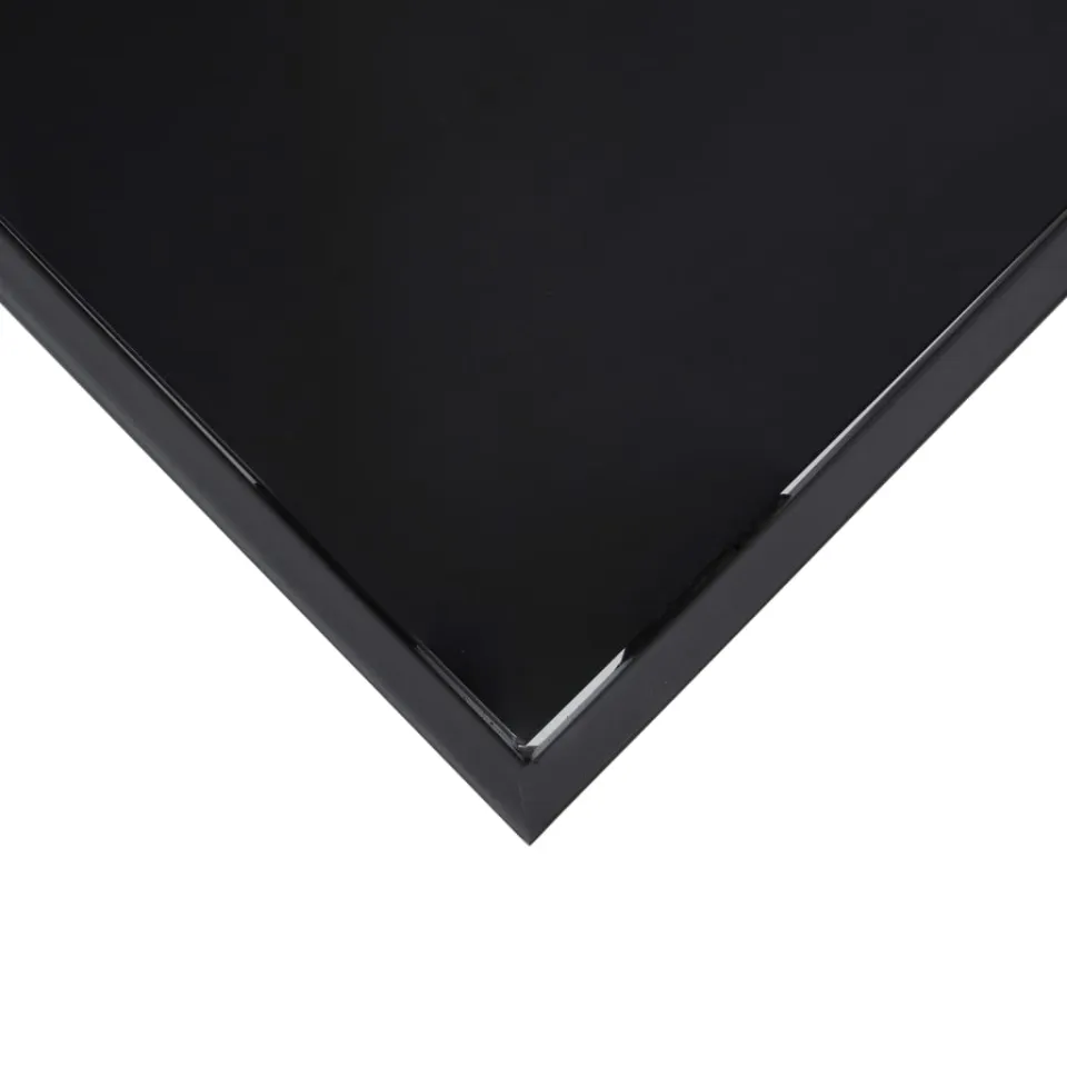 vidaXL Tuinbartafel 60x60x110 cm gehard glas zwart, foto 4