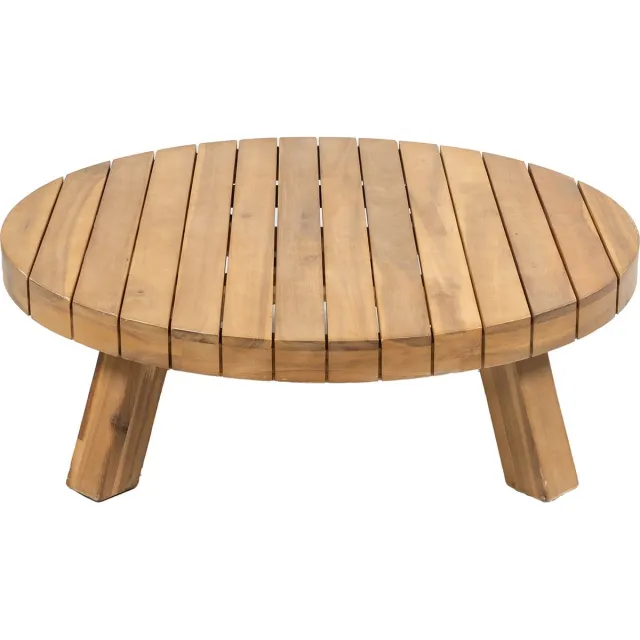 4 Seizoenen Tuinmeubelen Ronde loungetafel Kent ⌀80cm | Teaklook | Acaciahout
