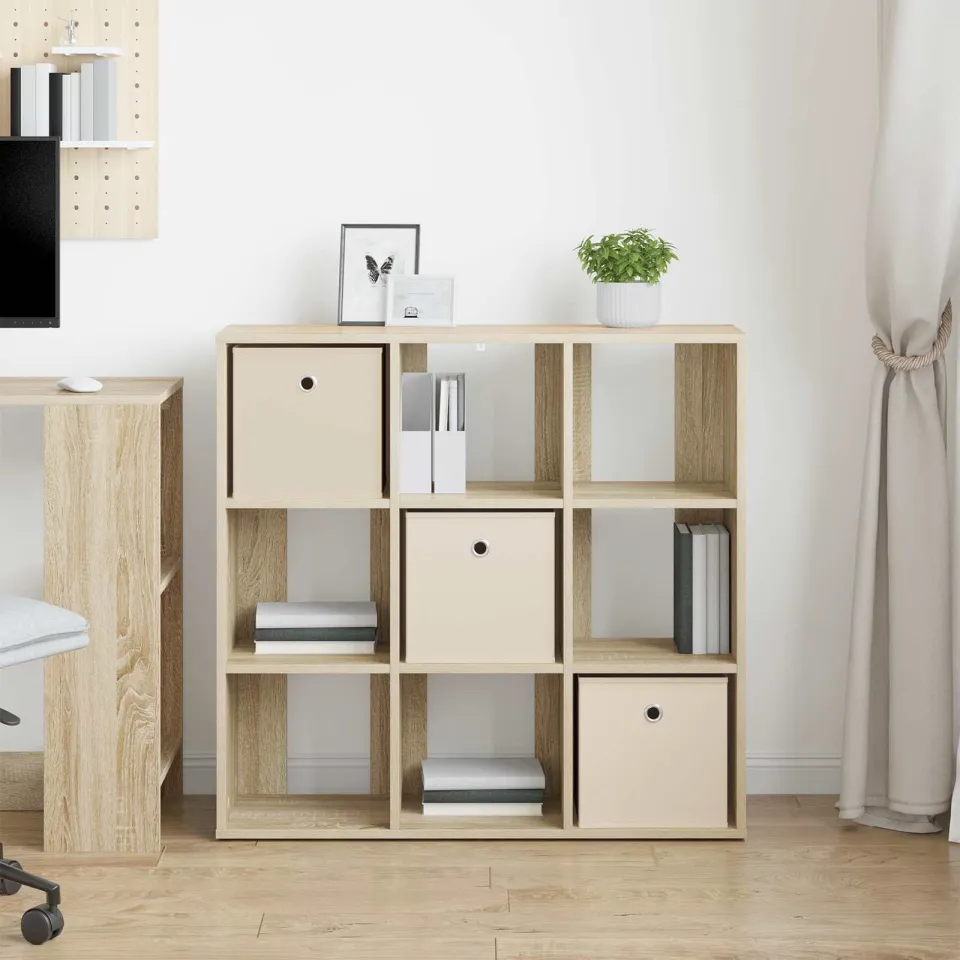vidaXL Dressoir Sonoma Eiken 88,5 x 29 x 84,5 cm, foto 3