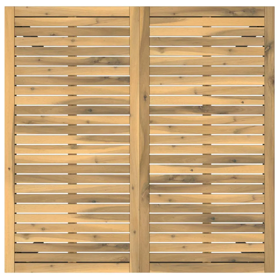 vidaXL Tuinbar Tafel NAARDEN Whitewash en zwart 110 x 108,5 x 105 cm, foto 4