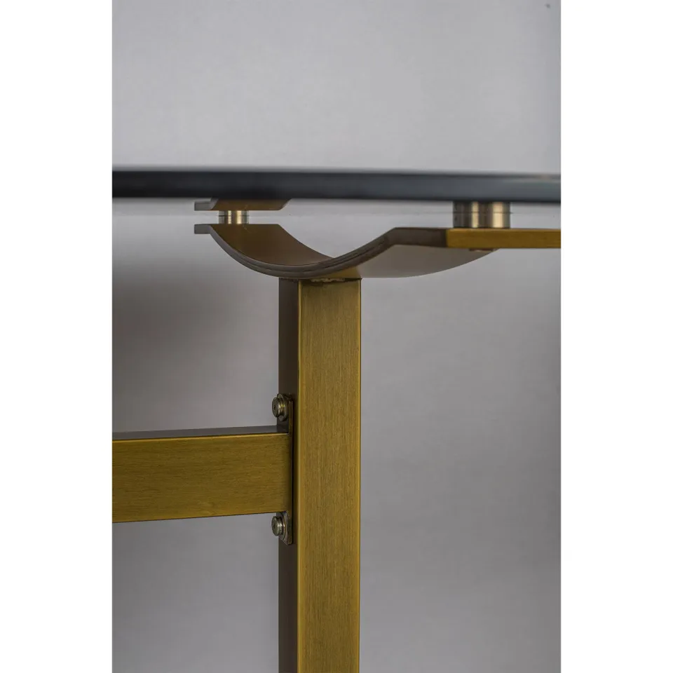Dutchbone eetkamertafel Sansa (180x90 cm) goud, foto 8