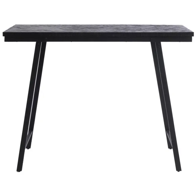 Bazar Bizar Visgraat Hoge Tafel - Zwart - 140 cm - Bazar Bizar