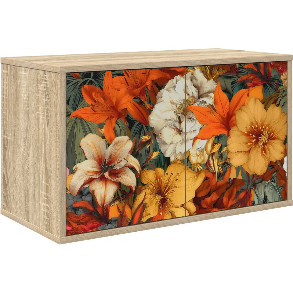 vidaXL Wandgemonteerd tv-meubel GENNEP 69 x 33 x 40 cm Sonoma Eiken, foto 3
