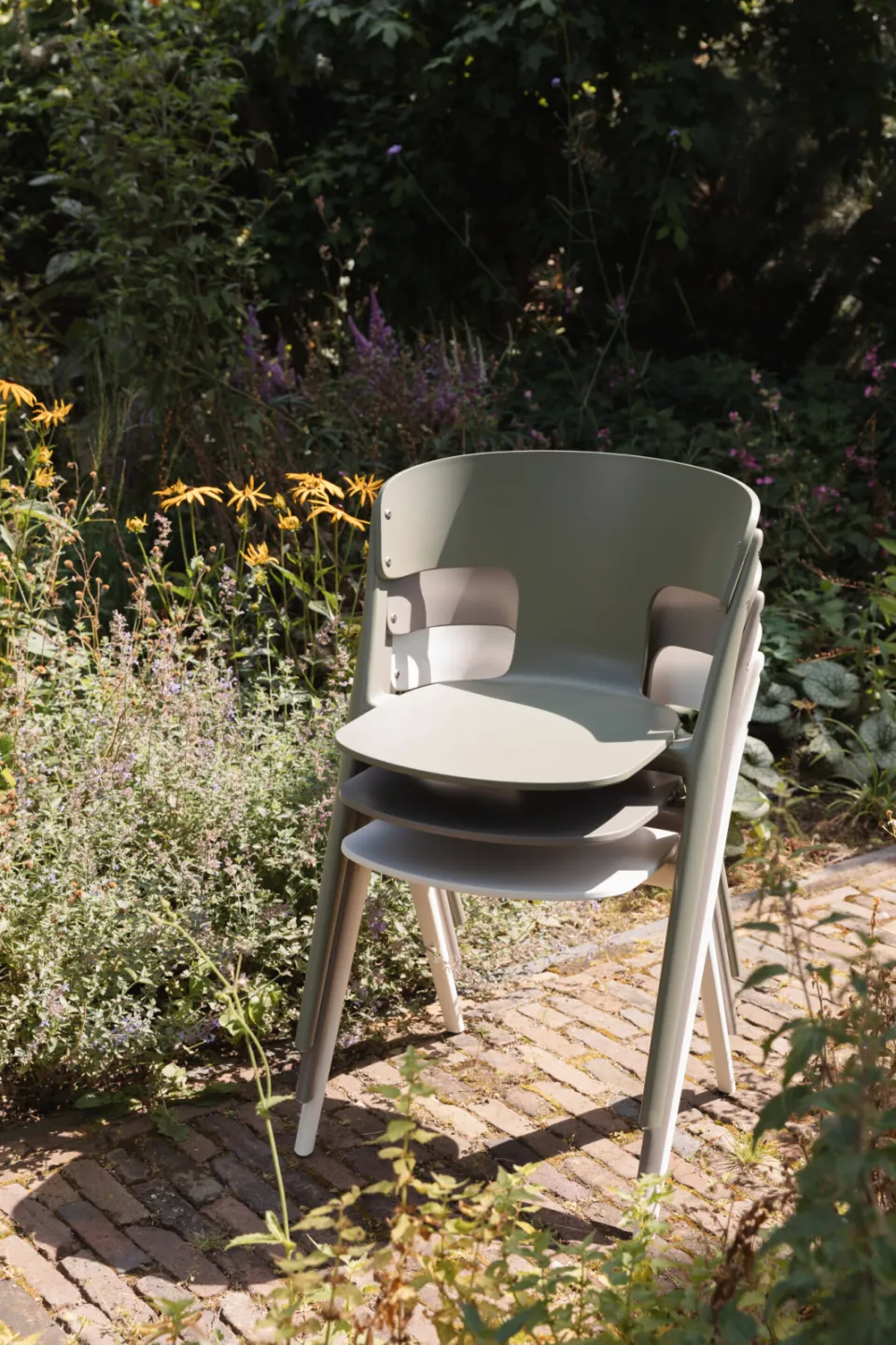 Zuiver Horizon tuinstoel wit, foto 4