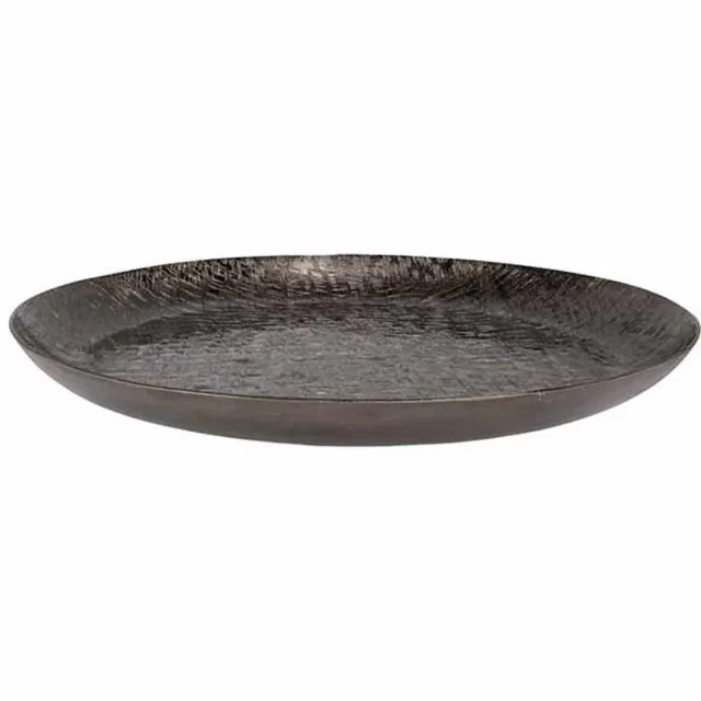 Cosy @ Home Schaal Cross Anthraciet D35xh3cm Aluminium Zwart