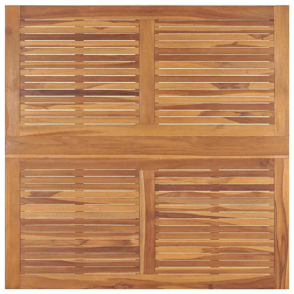 vidaXL Tuintafel inklapbaar 110x110x75 cm massief teakhout bruin, foto 4