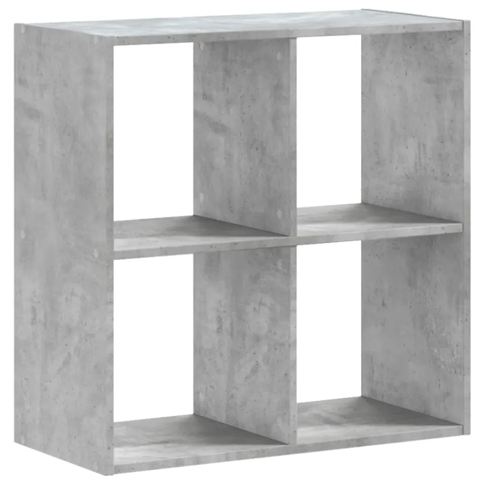 vidaXL Boekenkast 68,5x32x68,5 cm bewerkt hout betongrijs grijs, foto 3