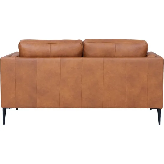 G***-M Bank Bruin Leer - 2-Zits - 157x88x83cm - Valencia - Giga Meubel