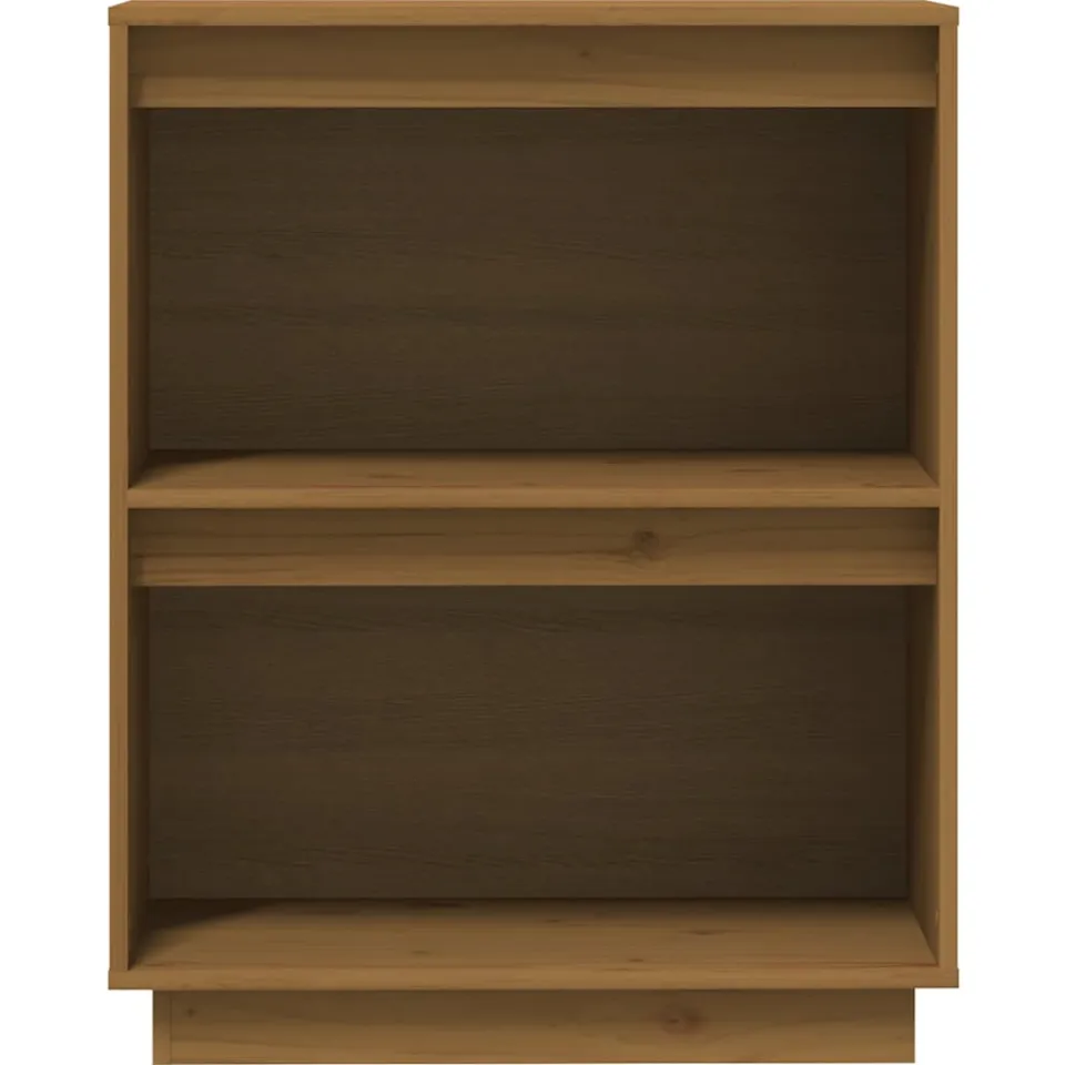 vidaXL Wandkast 60x34x75 cm massief grenenhout honingbruin bruin, foto 4