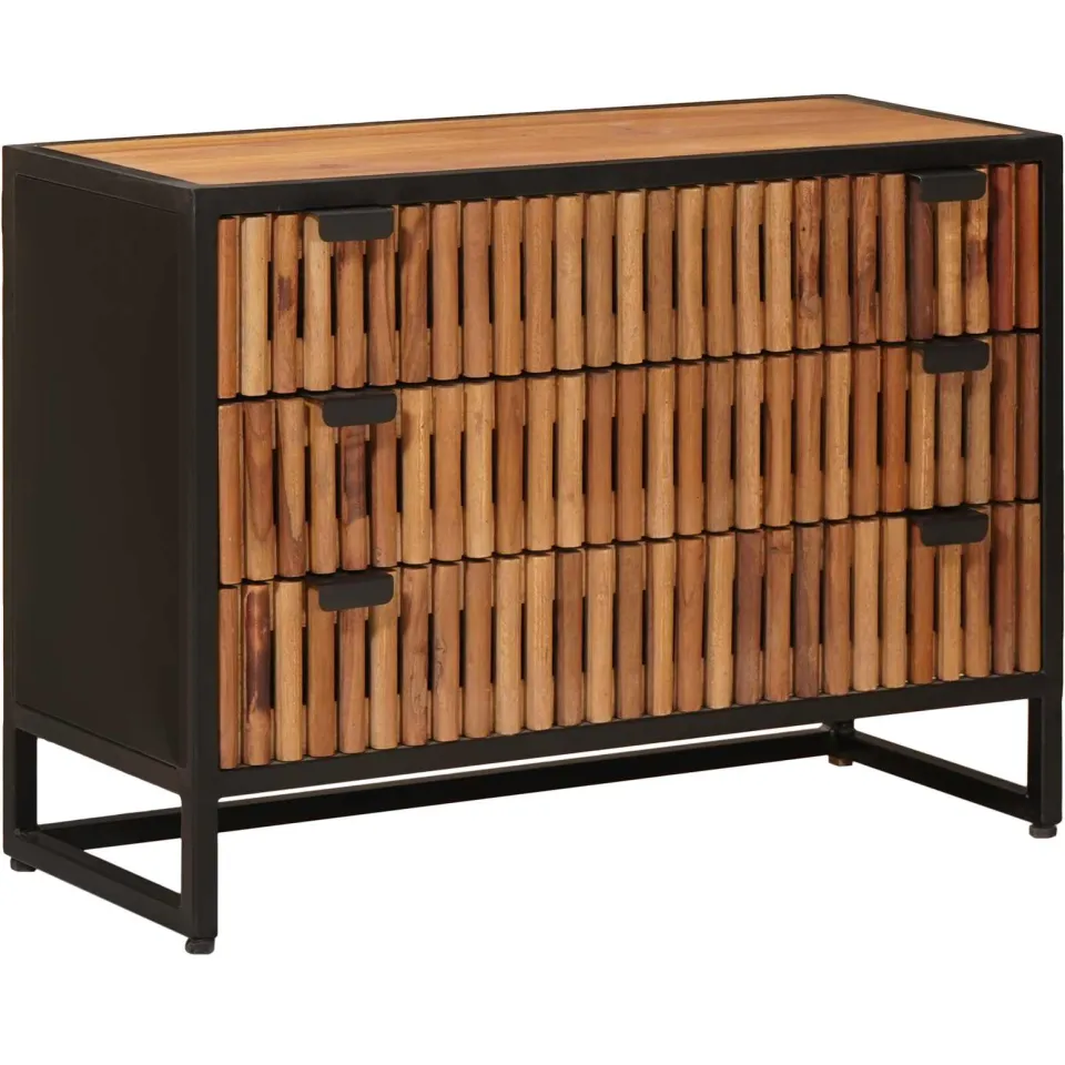 vidaXL Ladenkast met lade 75 x 30 x 54 cm bruin, foto 4