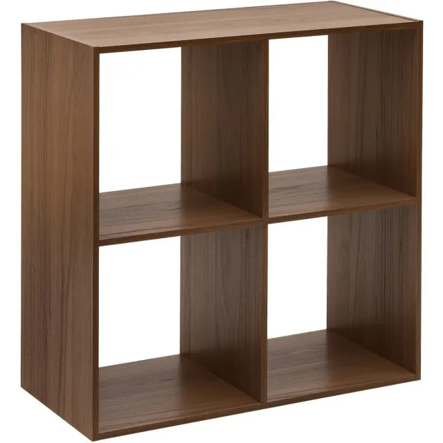 Konges Sløjd 5Five Boekenrek Walnoot - 4 Vakken - 68x32x68cm - Bruin