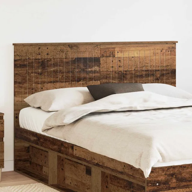 vidaXL Hoofdbord Oud Hout Bewerkt hout Bruin