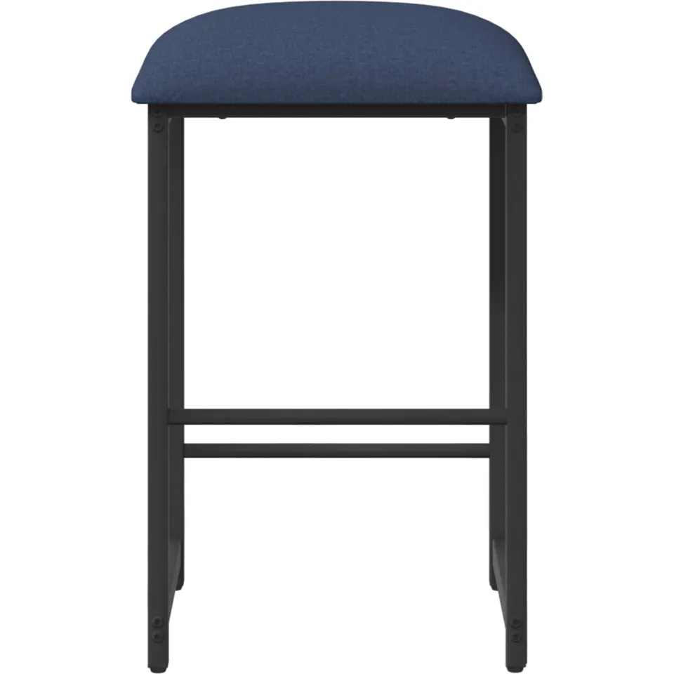 vidaXL Barkruk Blauw 40 x 32 x 74 cm Bewerkt hout